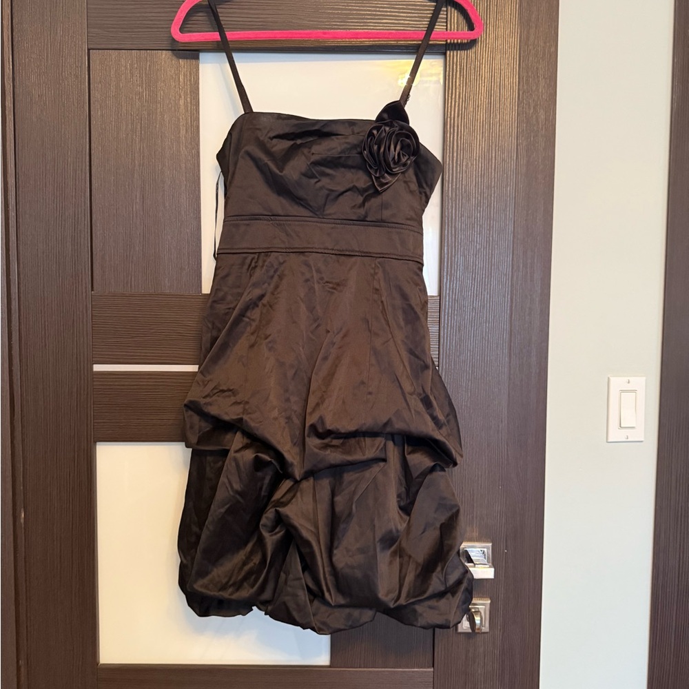 Elegant Black Strapless Dress